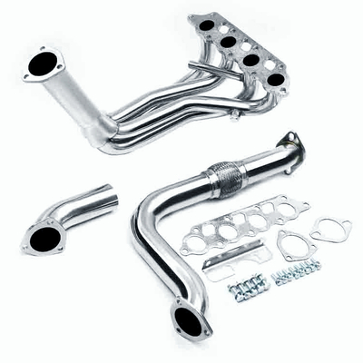 Metallic Stainless Steel Exhaust Header For 00-04 Ford Focus ZX3/ZX5 2.0L