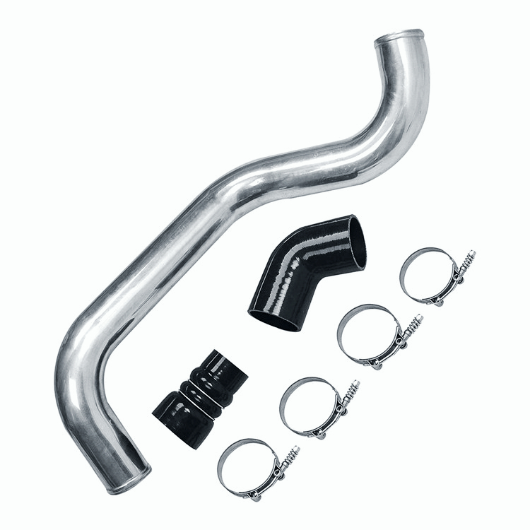 Hot Side Intercooler Pipe And Boot Kit For 04.5-10 GMC Chevy Duramax 6.6 Diesel