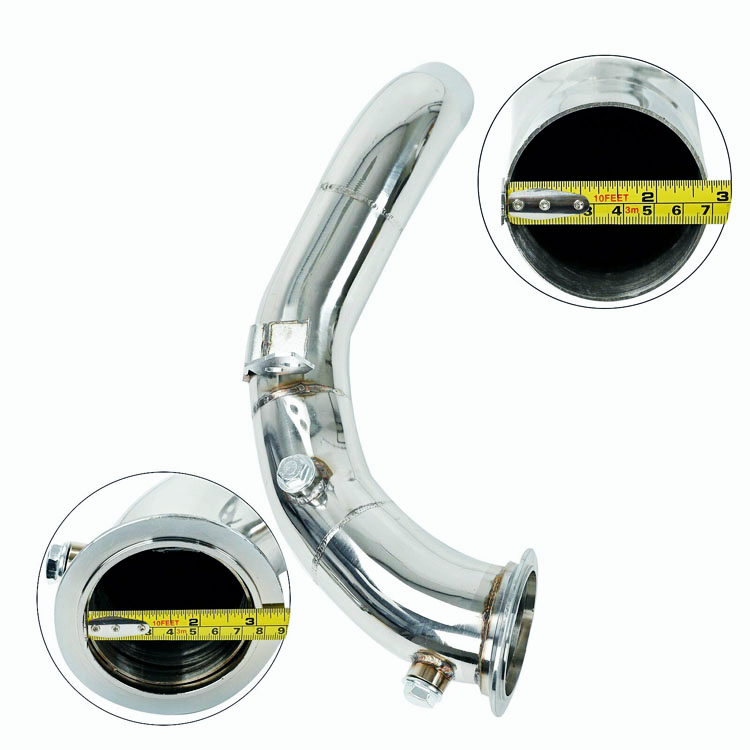 For BMW M5 & M6 11+ 3" Stainless Steel Catless Downpipes F10 F12 F13