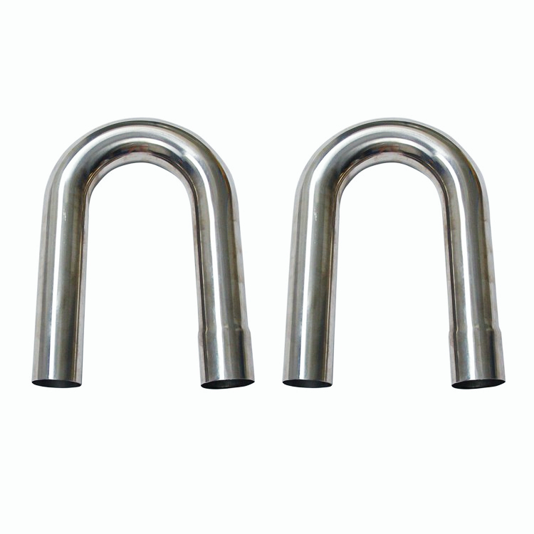 8PCS 2.5'' 304 Stainless Mandrel Bend Exhaust Straight & Bend Pipe DIY Kits