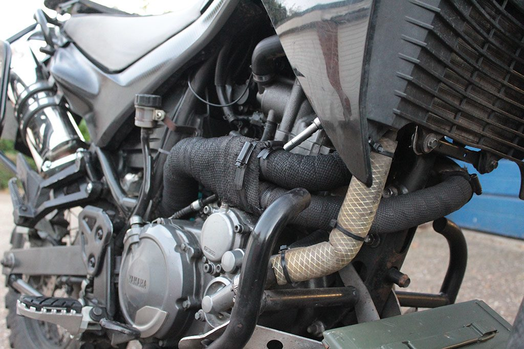 How to Heat Wrap a Motorcycle Exhaust